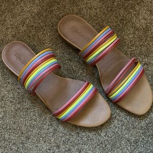 Madewell micro strap flat sandals